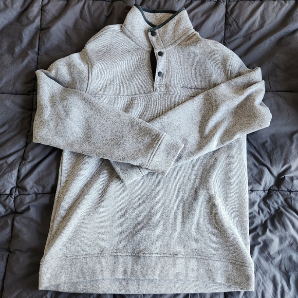 Men's L Eddie Bauer Radiator Fleece Quarter Zip Pullover - Picture 1 of 4